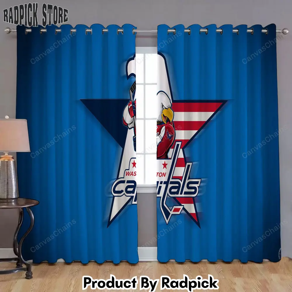Radpick washington capitals 5 window curtains curtains living room curtains for window rp852171